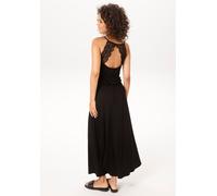 Sommerkleid ANISTON CASUAL, Damen, Gr. 38, N-Gr, schwarz, Single Jersey, Obermaterial: 95% Viskose, 5% Elasthan, unifarben, figurumspielend knöchelfrei, Rückenausschnitt, Kleider Sommerkleid, aufwändi