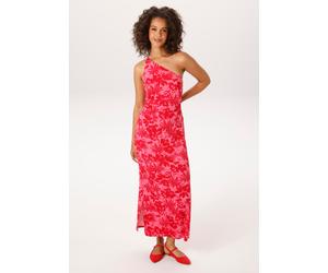 Sommerkleid ANISTON CASUAL, Damen, Gr. 40, N-Gr, pink, rot, Single Jersey, Obermaterial: 95% Viskose, 5% Elasthan, bedruckt, geblümt, figurbetont knöchelfrei, Kleider Sommerkleid, in modischer One-Sho