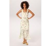 Sommerkleid ANISTON CASUAL, Damen, Gr. 48, N-Gr, mint, dunkelgrün, apricot rosé, khaki.malve, Mesh, Obermaterial: 95% Polyamid, 5% Elasthan. Futter: 100% Polyester, bedruckt, geblümt, figurbetont knöc