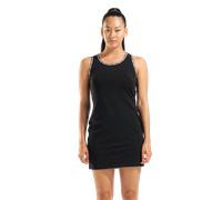 Sommerkleid ARENA "W ARENA SOLID DRESS", Damen, Gr. S, N-Gr, schwarz, Obermaterial: 90% Baumwolle, 10% Elasthan, Kleider Sommerkleid (40440719-S) schwarz
