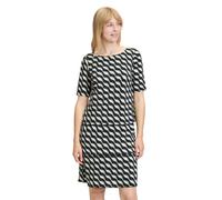 Sommerkleid BETTY BARCLAY "Damen Stufenkleid kurzarm", Damen, Gr. 42, Normalgrößen, bunt (dunkelblau, grün), Obermaterial: 95% Polyester, 5% Elasthan. Futter: 100% Polyester., gerade kurz, Rundhals, K