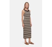 Sommerkleid BETTY BARCLAY "Damen ohne Arm", Damen, Gr. 42, Normalgrößen, dunkelblau, nature, Obermaterial: 75% Baumwolle, 25% Polyester. Besatz: 60% Polyester, 40% Baumwolle, tailliert lang, U-Boot-Au