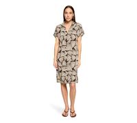 Betty Barclay Knielanges Kleid aus Viskose mit Umlegekragen in Taupe, Größe 48