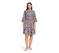 Sommerkleid BETTY & CO "Damen mit Print", Damen, Gr. 42, Normalgrößen, nature, braun, Obermaterial: 89% Viskose, 11% Polyamid, lässig geschnitten kurz, Kleider Sommerkleid (73235728-42) nature, braun