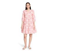 Sommerkleid BETTY & CO "Damen mit Stickerei", Damen, Gr. 42, Normalgrößen, rosé, pink, Obermaterial: 100% Baumwolle, figurumspielend kurz, Rundhals, Kleider Sommerkleid (23159849-42) rosé, pink