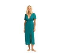 Sommerkleid BILLABONG "Jet Set", Damen, Gr. XS, grün (deep lagoon), Obermaterial:100% Viskose., Kleider Sommerkleid (94262246-XS) deep lagoon