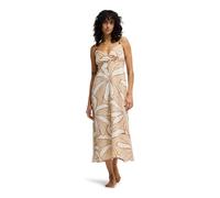 Sommerkleid BILLABONG "Tropic Breeze Maxi", Damen, Gr. S, US-Größen, stone, Obermaterial: 48% Viskose, 44% Walkfrottier, 8% Leinen;, Kleider Sommerkleid (72222419-S) stone
