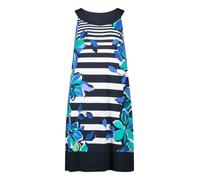 Betty Barclay Damen Sommerkleid ohne Arm 44, Dark Blue/Green