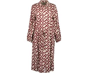 Sommerkleid BLUE SEVEN "Blue Seven Kleid", Damen, Gr. 42, 0430, kiesel, 100% Viskose, V-Ausschnitt, Kleider Sommerkleid (59565111-42) 0430, kiesel