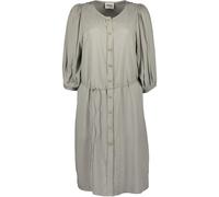 Sommerkleid BLUE SEVEN "Blue Seven Kleid", Damen, Gr. 44, grau (7560, khaki), 100% Viskose, normal, Rundhals, Kleider Sommerkleid (69530118-44) 7560, khaki