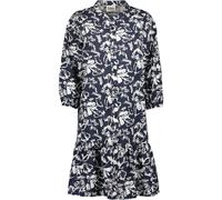 Sommerkleid BLUE SEVEN "Kleid mit 3/4 Ärmeln", Damen, Gr. 42, 5950, nachtblau, 85% Modal, 15% Polyamid, normal, Rundhals, Kleider Sommerkleid (35232126-42) 5950, nachtblau
