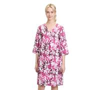 Sommerkleid CARTOON "Damen mit Muster", Damen, Gr. 34, Normalgrößen, rosa (cream, rosé), Obermaterial: 100% Leinen, lässig geschnitten kurz, U-Boot-Ausschnitt, Kleider Sommerkleid (69458249-34) cream,