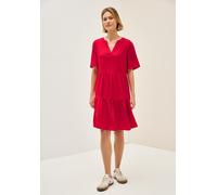 CECIL Damen B144594 Knielanges Volant-Kleid, Glazed Apple Red, L