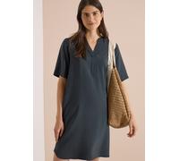 Tunikakleid CECIL, Damen, Gr. M (40), US-Größen, palm breeze grün, Stoff, 86% Viskose, 14% Nylon, unifarben, comfort fit knielang, Rundhals, normaler Saum, Kleider, knielang (70963866-M) palm breeze g