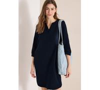 Sommerkleid CECIL, Damen, Gr. M (40), US-Größen, blau (universal blau), Web, 100% Baumwolle, unifarben, normal kniefrei, Rundhals, Bündchen, Kleider Sommerkleid, aus 100% Baumwolle (66652462-M) univer