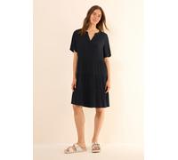 Sommerkleid CECIL, Damen, Gr. S38, US-Größen, schwarz, Stoff, 70% Viskose, 30% Polyester, Strukturmuster, normal knieumspielend, Rundhals, abgesteppt, Kleider Sommerkleid, in Unifarbe (95572713-S) sch