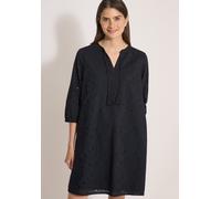 Sommerkleid CECIL, Damen, Gr. XL (44), US-Größen, schwarz, Web, 100% Baumwolle, gemustert, normal kniefrei, Rundhals, elastischer Bund, Kleider Sommerkleid, aus 100% Baumwolle (93269634-XL) schwarz