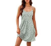 Sommerkleid Damen 2025 Festliche Kleider für Trägerkleid Boho Kleid Lässige Strandkleid Festliches Hochzeitsgast Ärmelloses Abendkleider Hochzeit Fashion Leinenkleider Aus Italien