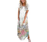 Sommerkleid Damen Blusenkleid,Kleid Mit Trompetenärmel,Viskose Sommerkleider,Elegante Sommerkleider Midi,Pinkfarbenes Kleid,Schwarze Lange Kleider,Kleiderschnitte,Die Schönsten Sommerkleider