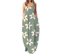 Sommerkleid Damen Elegant Geschenke für Frauen Ärmellos Plissiertes Mini Knielang Strand Trägerkleid Maxi Trägerkleid Spaghetti Farbverlauf Sommerkleid meine bestellungen anzeigen A-Linie Ärmel