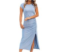 Sommerkleid Damen Elegant Geschenke für Frauen Knielang Spitzen Kleider Stretch Business Etuikleid meine bestellungen anzeigen Sexy Rückenfrei Minikleid Blumen Träger Strandkleid meine bestellun