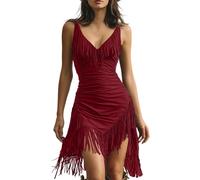Sommerkleid Damen Elegant Kleider Kurzarm Midikleid Blumenkleid Casual Tunika Kleid Hohe Taille Strandkleid,Kleider GroßE GrößEn Sommer,Urlaubsmodelle