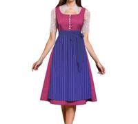 Sommerkleid Damen, Gotische bayerische Festtagskleidung für Cosplay und Mottopartys, Elegante mittelalterliche Tour-/Bierfestkleidung für