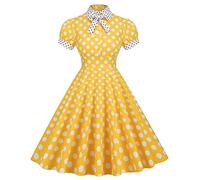 Sommerkleid Damen Knielang Geschenke für Frauen Ärmelloses Plissiertes Minikleid Knielang Hängerkleid Sommer Casual Kurzarm Rundhals Kleid Swing Kleider Knielang meine bestellungen anzeigen Elega