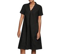 Sommerkleid Damen Knielang Geschenke für Frauen Casual Minikleid Böhmisch Spitzenkleid Hohe Taille Elegant Kurze Gerafftes Freizetikleider mit Rüschen meine bestellungen anzeigen Übergroß A-Linie