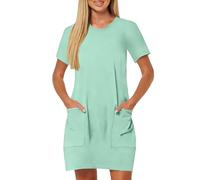 Sommerkleid Damen Lang Midi Sommerkleider Damen Griechische Kleider Princess Dress Women Strandkleider Kurz Lange Abendkleider Cocktailkleid Hochzeitsgast Kleidung Sommer Sommerkleid Leicht Midi