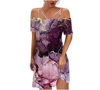 Sommerkleid Damen Lang Sale Angebote Lang Abend Party Ballkleid Brautjungfer Split Maxikleid Lässige Lockere Kleid Elegant Kurz Midi A Linien Kleid meine bestellungen anzeigen Einfarbig A-Linie K