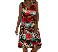 Sommerkleid Damen Leicht Meine Bestellungen Anzeigen Elegant Casual Blumenkleid Loose Freizeit Kleid Strandkleid Loose T-Shirt Kleid Floral Minikleid Sommerkleider meine bestellungen anzeigen Ärm