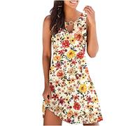 Sommerkleid Damen Sale Angebote Ärmellos V-Ausschnitt Abendkleid Brautjungfernkleider Baumwolle Leinen Blusenkleid Freizeitkleid Strandkleider meine bestellungen anzeigen Baumwolle Maxi Elegant