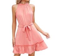 Sommerkleid Damen Strandkleid KordelzugKleid Luftiges Kleid Sommer,Kleider,Lässig/modisch