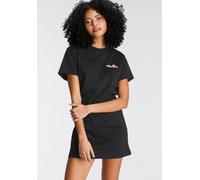 Sommerkleid ELLESSE "Adore Dress", Damen, Gr. 34, N-Gr, schwarz, Obermaterial: 100% Baumwolle, lässig geschnitten mini, Rundhals, Kleider Sommerkleid (14581650-34) schwarz