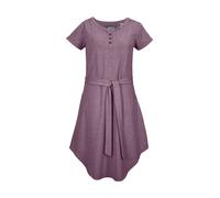 Sommerkleid "GS 30 WMN DRSS", Damen, Gr. 42, Normalgrößen, orchidee, Obermaterial: 65% Polyester, 30% Baumwolle, 5% Elasthan, G.I.G.A. DX BY KILLTEC, Kleider Sommerkleid, Weiches Kleid mit Bindegürtel