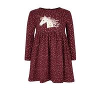 Sommerkleid HAPPY GIRLS "dress", Mädchen, Gr. 110, EURO-Größen, berry, Stoff, 100% Baumwolle, normal, Kleider Sommerkleid (24261466-110) berry