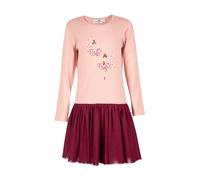 Sommerkleid HAPPY GIRLS "dress", Mädchen, Gr. 116, EURO-Größen, dusty rose, Stoff, 100% Baumwolle, normal, Kleider Sommerkleid (26927351-116) dusty rose