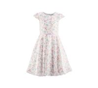 Sommerkleid HAPPY GIRLS, Mädchen, Gr. 104, N-Gr, lila, Web, Obermaterial: 65% Baumwolle, 35% Polyester. Futter: 100% Polyester, bedruckt, geblümt, festlich, Basic knieumspielend, Rundhals, Flügelärmel
