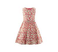 Sommerkleid HAPPY GIRLS, Mädchen, Gr. 140, N-Gr, grün, Web, Obermaterial: 100% Baumwolle. Futter: 100% Baumwolle, bedruckt, geblümt, Basic kniebedeckend, Rundhals, Kleider Sommerkleid (84440157-140) g