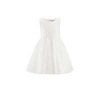 Sommerkleid HAPPY GIRLS "Mädchenkleid", Mädchen, Gr. 104, EURO-Größen, ecru, Stoff, 100% Polyester, normal, Kleider Sommerkleid (87877510-104) ecru