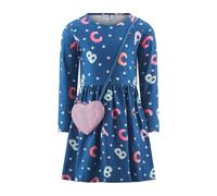 Sommerkleid HAPPY GIRLS "Mädchenkleid", Mädchen, Gr. 116, EURO-Größen, blau (jeans blau), Stoff, 100% Baumwolle, normal, Kleider Sommerkleid (11327517-116) jeans blau
