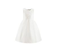 Sommerkleid HAPPY GIRLS "Mädchenkleid", Mädchen, Gr. 116, EURO-Größen, ecru, Stoff, 100% Polyester, normal, Kleider Sommerkleid (74479330-116) ecru