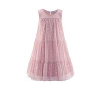 Sommerkleid HAPPY GIRLS "Mädchenkleid", Mädchen, Gr. 92, EURO-Größen, dusty rose, Stoff, 100% Polyester, normal, Kleider Sommerkleid (43678064-92) dusty rose