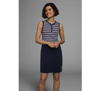 Sommerkleid KANGAROOS, Damen, Gr. 42, N-Gr, blau (marine, weiß), Rippware, Obermaterial: 100% Baumwolle, gestreift, unifarben, sehr figurbetont mini, Rundhals, Kleider Sommerkleid, aus Rippware, Mini-