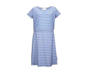 Sommerkleid KILLTEC "KOS 134 GRLS DRSS", Mädchen, Gr. 164, Normalgrößen, hellblau, Obermaterial: 65% Polyester, 30% Baumwolle, 5% Elasthan, Kleider Sommerkleid, Gestreiftes Mädchen Sommerkleid, U-Boot