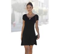 Sommerkleid LASCANA Gr. 34, N-Gr, schwarz Damen Kleider (149722-34) schwarz
