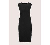 Sommerkleid MADELEINE "Etuikleid Elegantes ärmelloses Kleid mit Struktur", Damen, Gr. 34, N-Gr, schwarz, Obermaterial: 98% Polyester PES. 2% Elasthan EL., Modern, normal, Kleider Sommerkleid, Struktur