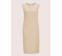 Sommerkleid MADELEINE "Etuikleid Elegantes ärmelloses Kleid mit Struktur", Damen, Gr. 40, N-Gr, grau (kiesel), Obermaterial: 98% Polyester PES. 2% Elasthan EL., Modern, normal, Kleider Sommerkleid, St