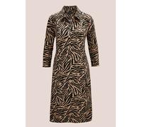 Sommerkleid MADELEINE "Kleid Kleid", Damen, Gr. 42, N + K Gr, schwarz (schwarz, caramel), Obermaterial: 100% Viskose CV., Kleider Sommerkleid (62452918-42) schwarz, caramel